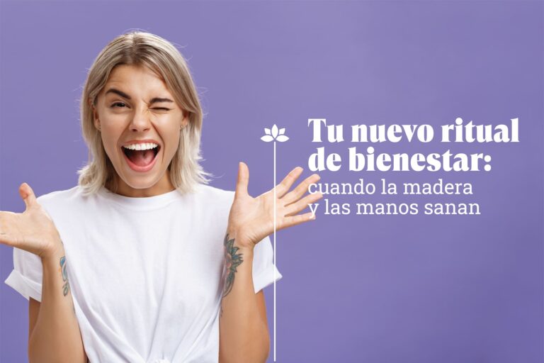 Ritual de bienestar con maderoterapia y masaje linfático en PAU